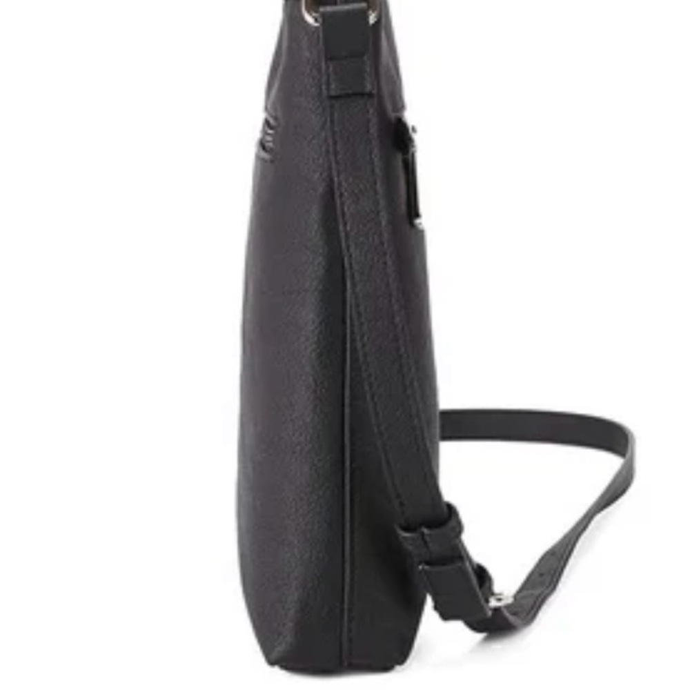 Bostanten Black Leather Crossbody Bag NWOT - Picture 4 of 7